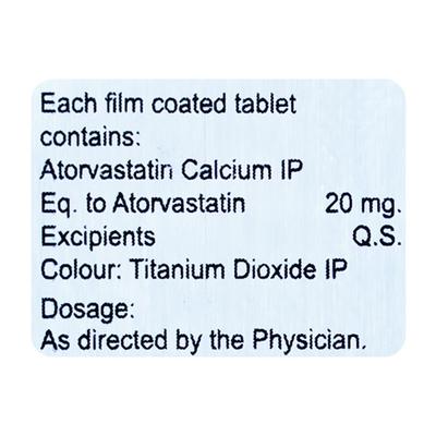 CUTIN 20 Tablet 10's - High Cholesterol-Dys