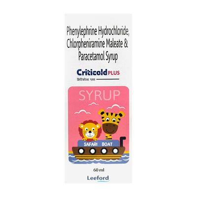 CRITICOLD PLUS Syrup 60ml - Cough And Cold-Cou