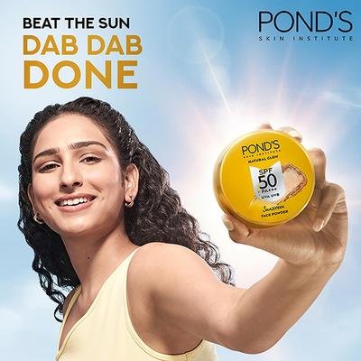Pond's SPF 50 UV AB PA+++, Sunscreen Face Powder for Sun Protection for Oily Skin 20 gm - Face Sunscreen