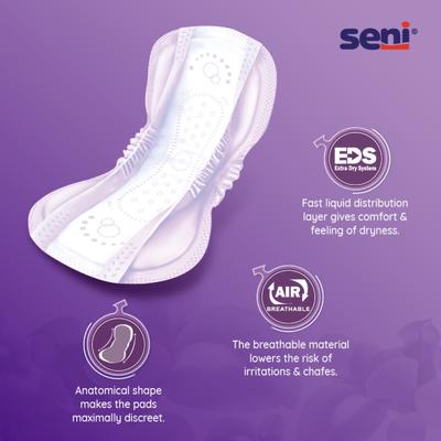 Seni Lady Bladder Control Pads Super 15's - Adult Diapers & Pads