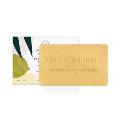 Juicy Chemistry Papaya, Apricot & Mandarin- Organic Soap For Dull & Tanned Skin 100.0 gm - Soaps