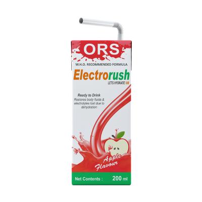 Electrorush ORS Liquid - Apple Flavour 200 ml (se) - Oral Rehydration (Ors)
