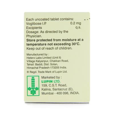 Vobit 0.2mg Tablet 15'S - Diabetes-Ant