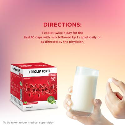 Ban Labs Feroliv Forte Caplet (Pack of 10 x 10's) - Speciality Medicines
