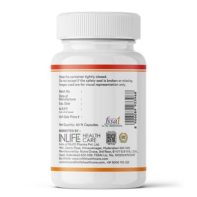 INLIFE Lutein Zeaxanthin Veg Capsules 60's - Multi-Vitamins