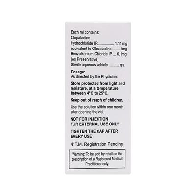 Alerchek 0.1% Eye Drops 5ml - Eye conditions-Oph