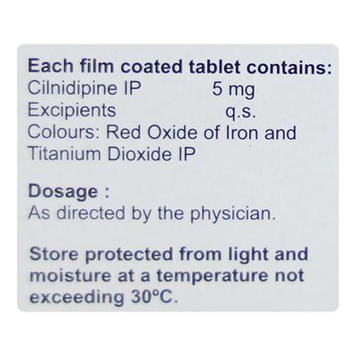 Cetanil 5mg Tablet 15'S - Hypertension-Cal