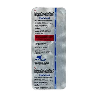 PANFIVIS 40 Tablet 10's - Ulcer/Reflux/Flatulence-Aaa
