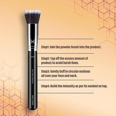Miss Claire M44 - Duo Fibre Stippling Brush (Chrome) 1's - Face Brush