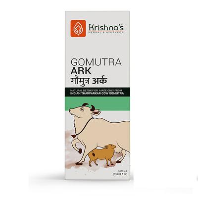 Krishna's Herbal & Ayurveda Gomutra Ark (Tharparkar Cow) 1000 ml - Ayurvedic Juices