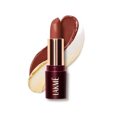 Lakme Ultimat Glam Satin Matte Lipstick -Petalnude-UN3 4.3 g - Lipsticks