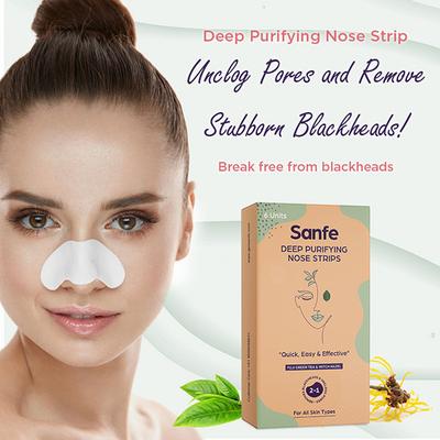 Sanfe Deep Purifying Nose Strips - Fuji Green Tea & Witch Hazel 6's - Face Wash & Cleansers