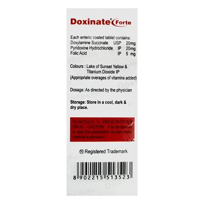 DOXINATE FORTE Tablet 15's - Vomitting/Emesis-Ant