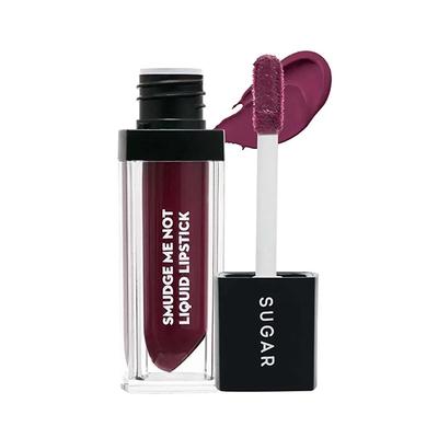 SUGAR Cosmetics Smudge Me Not Liquid Lipstick - 40 Fuchsia Fantasia (Fuschia Plum) 4.5 ml - Liquid Lipsticks