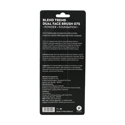SUGAR Cosmetics Blend Trend Dual Face Brush - 075 Powder + Foundation 64 gm - Foundation