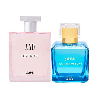 AND Love Muse EDP FT & Global Desi Soulful Trance EDP HD 150 ml - Body Mist/Spray