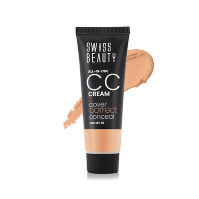 Swiss Beauty All-In-One CC Cream-Sand Beige 25 gm - Bb & Cc Creams