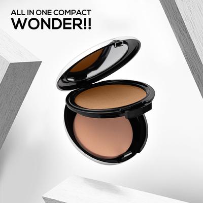 Renee Pro HD 3-In-1 Compact - Miel 9 gm - Compact Powder