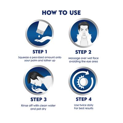 Nivea Men Dark Spot Reduction 10X Vitamin C Effect Face Wash 50 gm - Face Wash & Cleansers