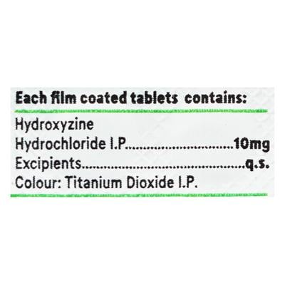 Atarax 10mg Tablet 15'S - Anxiety-Anx