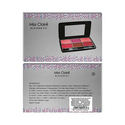 Miss Claire Blusher Kit 3660-B- 4 24 Gm - Blushes