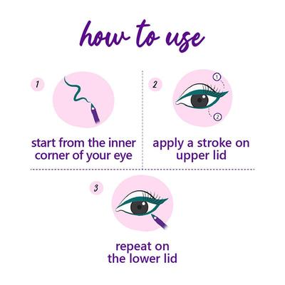 Plum NaturStudio All-Day-Wear Kohl Kajal with FREE Sharpener - Gemstone Green (FSGG) 1.2 gm - Kajal & Kohls