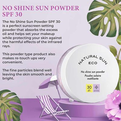 The Face Shop Naturalsun Eco No Shine Sun Powder SPF 30 PA++ Mattifying 13gm - Face Sunscreen