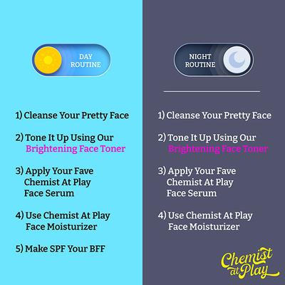 Chemist At Play Brightening Face Toner 125 ml - Toners