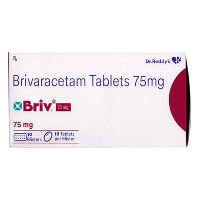BRIV+ 75 Tablet 10's - Epilepsy/Convulsion-Ant