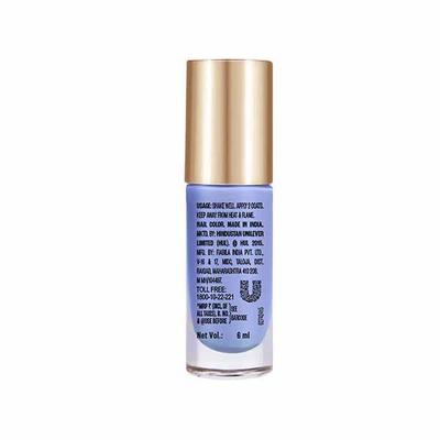 Lakme 9To5 Primer + Gloss Nail Color Russian Mauve 6ml - Nail Polish