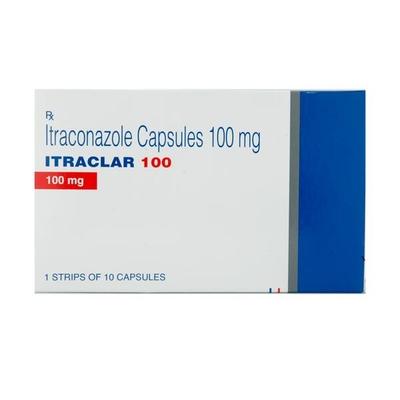Itraclar 100mg Capsule 10'S - Fungal Infections-Anf