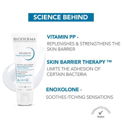 Bioderma Atoderm Intensive Gel-Creme 75 ml - Lotions & Creams