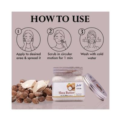 Jeva Shea Butter Deep Cleansing and Moisturizing Scrub 380 ml - Scrubs & Exfoliants