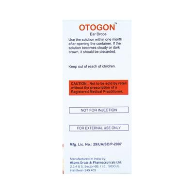 OTOGON Ear Drops 10ml - Ear Conditions-Oth