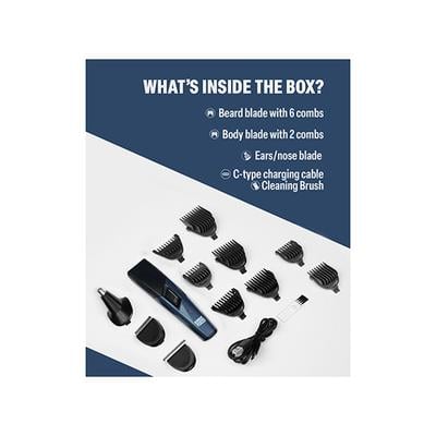 Bombay Shaving Company 11-In-1 Power Groomer Beard & Body Trimmer For Men, Beard, Body, Nose & Ears 104s 104's - Trimmers