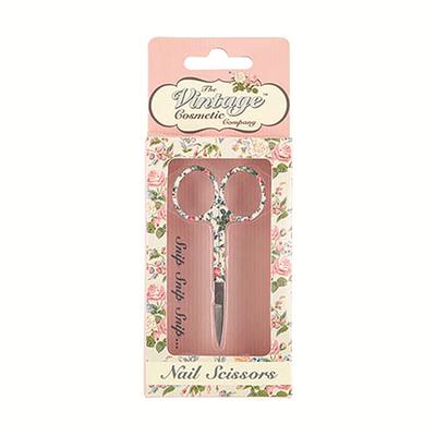 Vintage Cosmetic Scissors Floral 100 gm - Nail Care