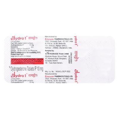 DYDRO 1 Tablet 10's - Hormonal Therapy-Oes