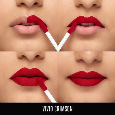 Lakme 9to5 Primer + Matte Liquid Lip Color MR3 Vivid Crimson 4.2 ml - Primer