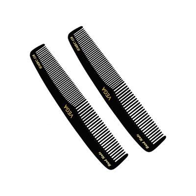 Vega Graduated Dressing Hair Comb for Men and Women, Black (VC2HMBC-116) 2's - Hair Combs
