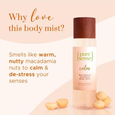 PureSense Calm Macadamia Soothing Body Mist 150 ml - Body Mist/Spray