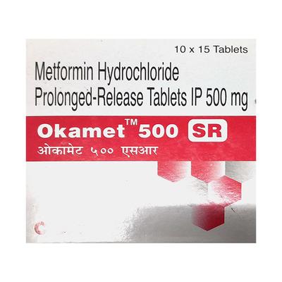 OKAMET 500 SR Tablet 15's - Diabetes-Ant