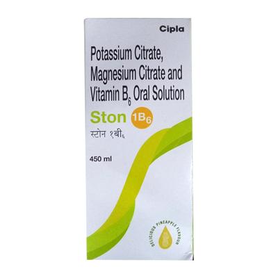 STON 1 B6 DELICIOUS PINEAPPLE FLAVOUR Oral Solution 450ml - Kidney Disease/Stones-Uri
