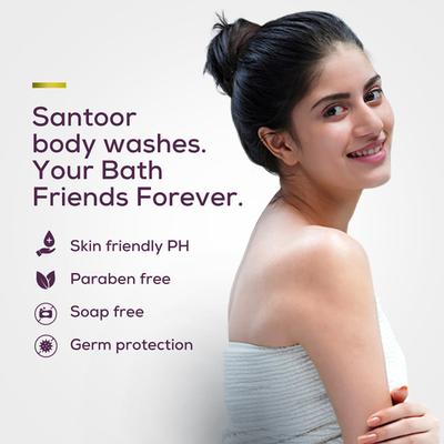 Santoor Glowing Skin Body Wash 230 ml - Shower Gels & Body Wash