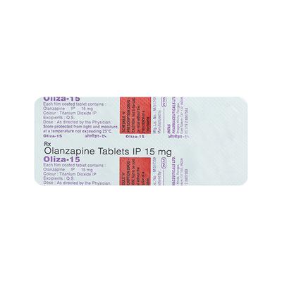 Oliza 15mg Tablet 10'S - Schizophrenia-Aps