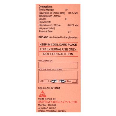 Timanol 0.5% Eye Drops 5ml - Glaucoma-Ant
