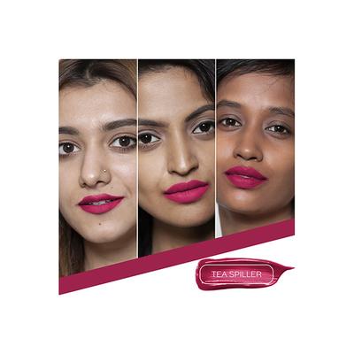 Faces Canada No Transfer Matte Lipstick Tea-Spiller 06 3.5 Ml - Liquid Lipsticks