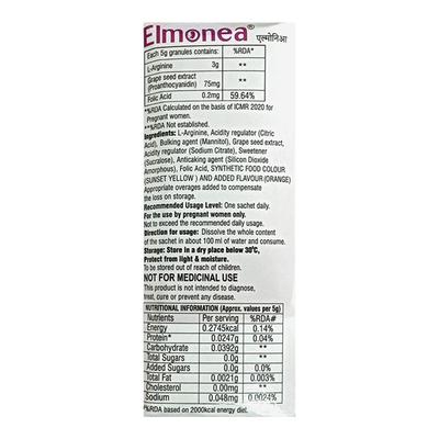 ELMONEA SUGAR FREE DELICIOUS ORANGE FLAVOUR GLUTEN FREE Sachet 5g - Supplements-Vam