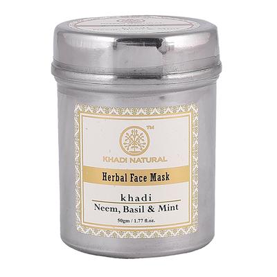 KHADI NATURAL NEEM BASIL & MINT FACE MASK 50 gm - Face Mask