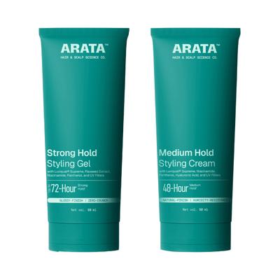 Arata Natural Hair Styling Combo 50ml - Hair Gels & Waxes
