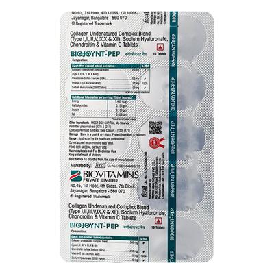 BIOJOYNT PEP Tablet 10's - Supplements-Sup